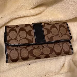 Coach Black/Brown Wallet
